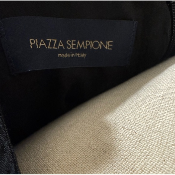 Piazza Sempione Black Cap Sleeved Shift Dress - Picture 4 of 5